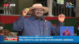 Raila Odinga takes BBI 'reggae' to Kisii