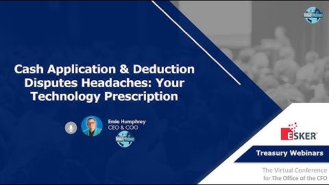 Cash Application & Deduction Disputes Headaches  Your Technology Prescription