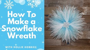 How To Make a Christmas Wreath/ Snowflake Christmas Wreath/ Christmas Decoration Snowflakes/ DIY 