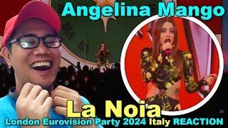 Angelina Mango - La Noia - London Eurovision Party 2024 REACTION