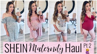 SHEIN Maternity + Bump Friendly Try On Haul 2021 | Affordable Maternity Fashion for Summer