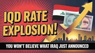 BREAKING: Iraq’s IQD Rate EXPLODES! 💥 Dinar RV Acceleration CONFIRMED | 2025 Revaluation Shockwave 🌍