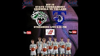 CIAC DIVISION IV State Basketball Tournament 2nd Round - Griswold Wolverines vs Tolland Eagles