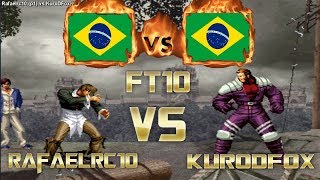 King of Fighters 2002- Rafaelrc10 (BRA) VS (BRA) KuroDFox [kof2002] [FT10/Fightcade] キングオブファイターズ2002