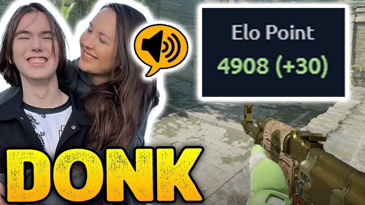 DONK 4908 ELO HIGHEST EU FACEIT RANK CS2