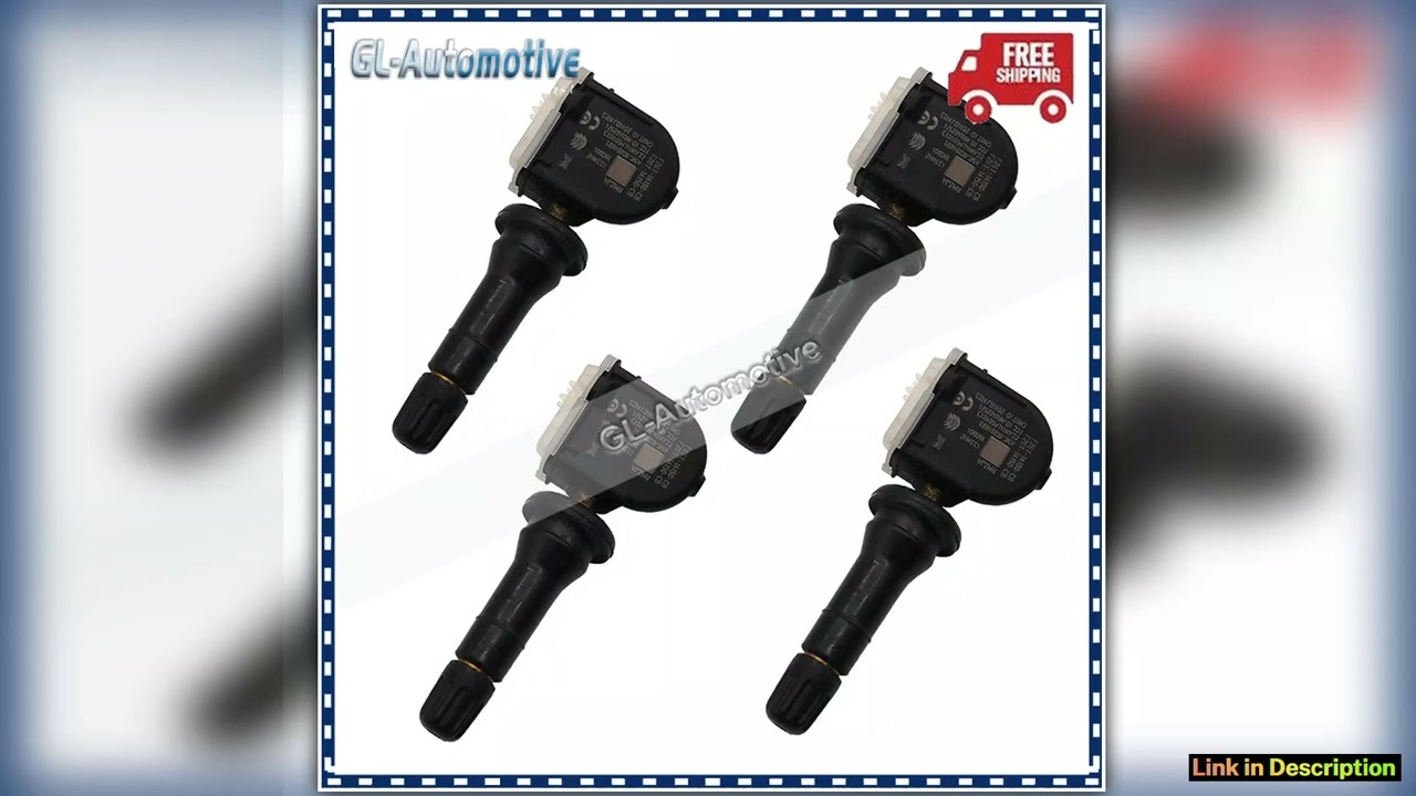 Set of 4 TPMS F2GT1A180CB Tire Pressure Sensor for Ford Edge Escape Fiesta Galaxy SMax F15 F2GT 1A1