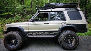 1 Ton Swapped Land Rover Discovery 2 on 37s! Full walk around! Overland Build.