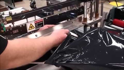 Shanklin® A-27A Automatic L-Sealer - Film Roll Changeover Step 2