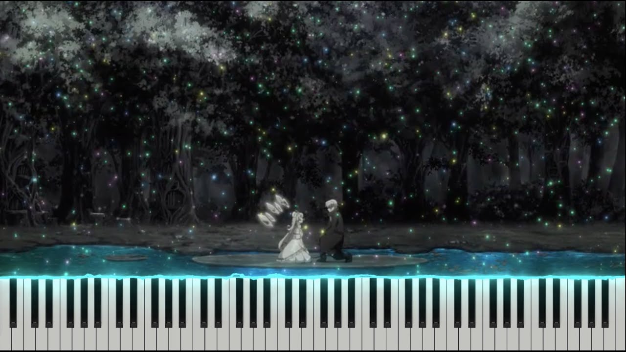 Maou Gakuin no Futekigousha Episode 3 and 8 OST - A Lonely Past Piano Cover  (Visualizer) 