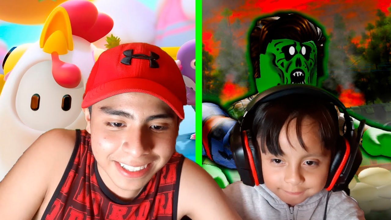 Jugando Con Mi Sobrina Fati Uwu Version Roblox Y Fall Guys Youtube