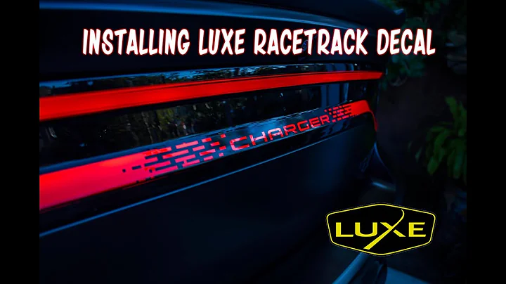 Installation - Dodge Charger Tail light Decal (Luxe Auto Concepts)