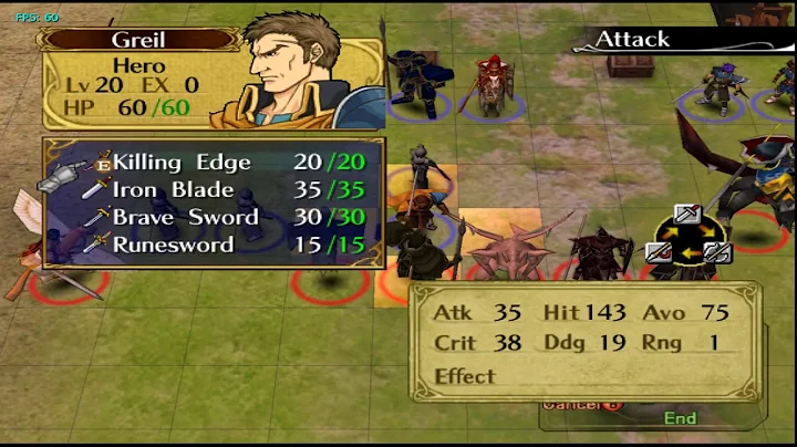 Fire Emblem: Path of Radiance: Debug map gameplay