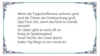 Die Toten Hosen - Spielzeugland Lyrics