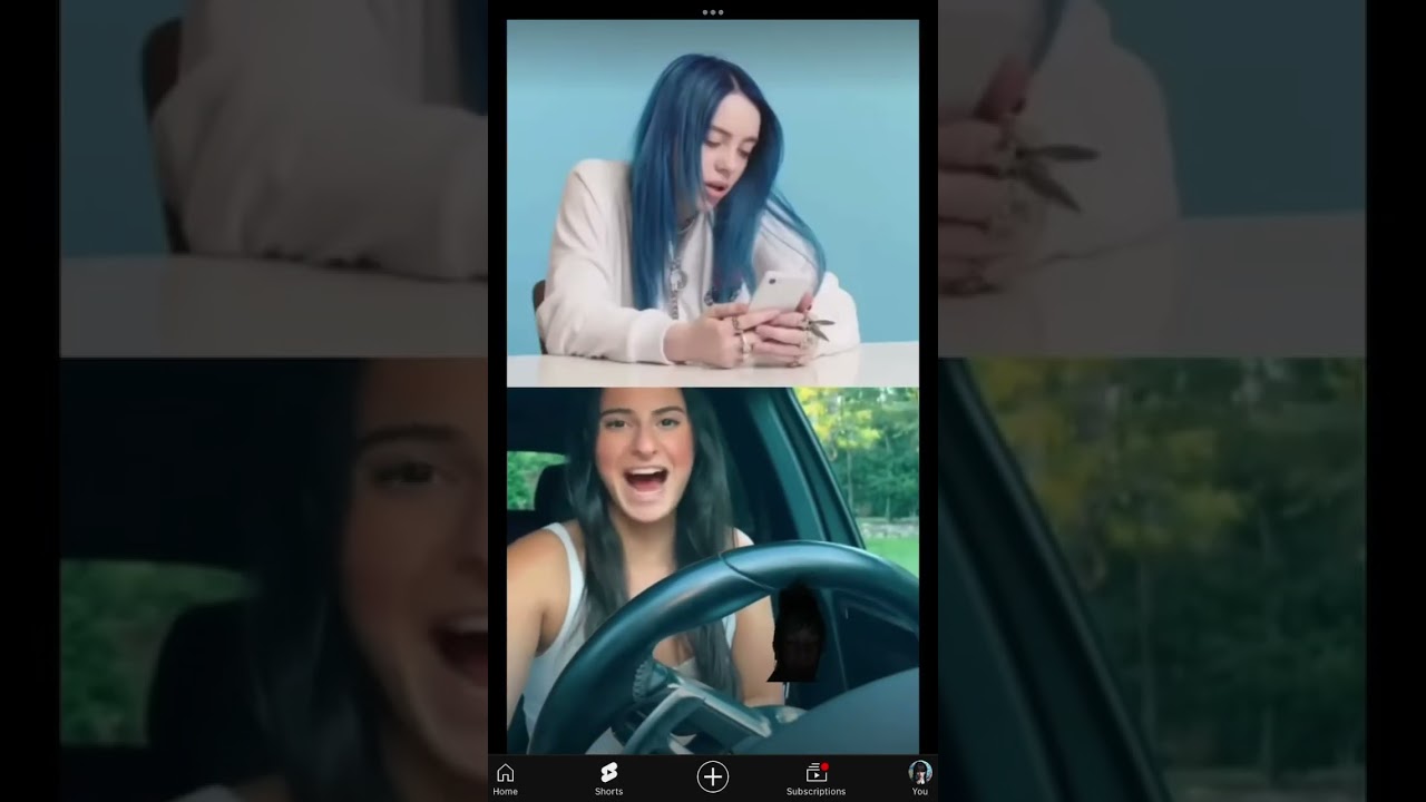 Billie ilish reacting to this song