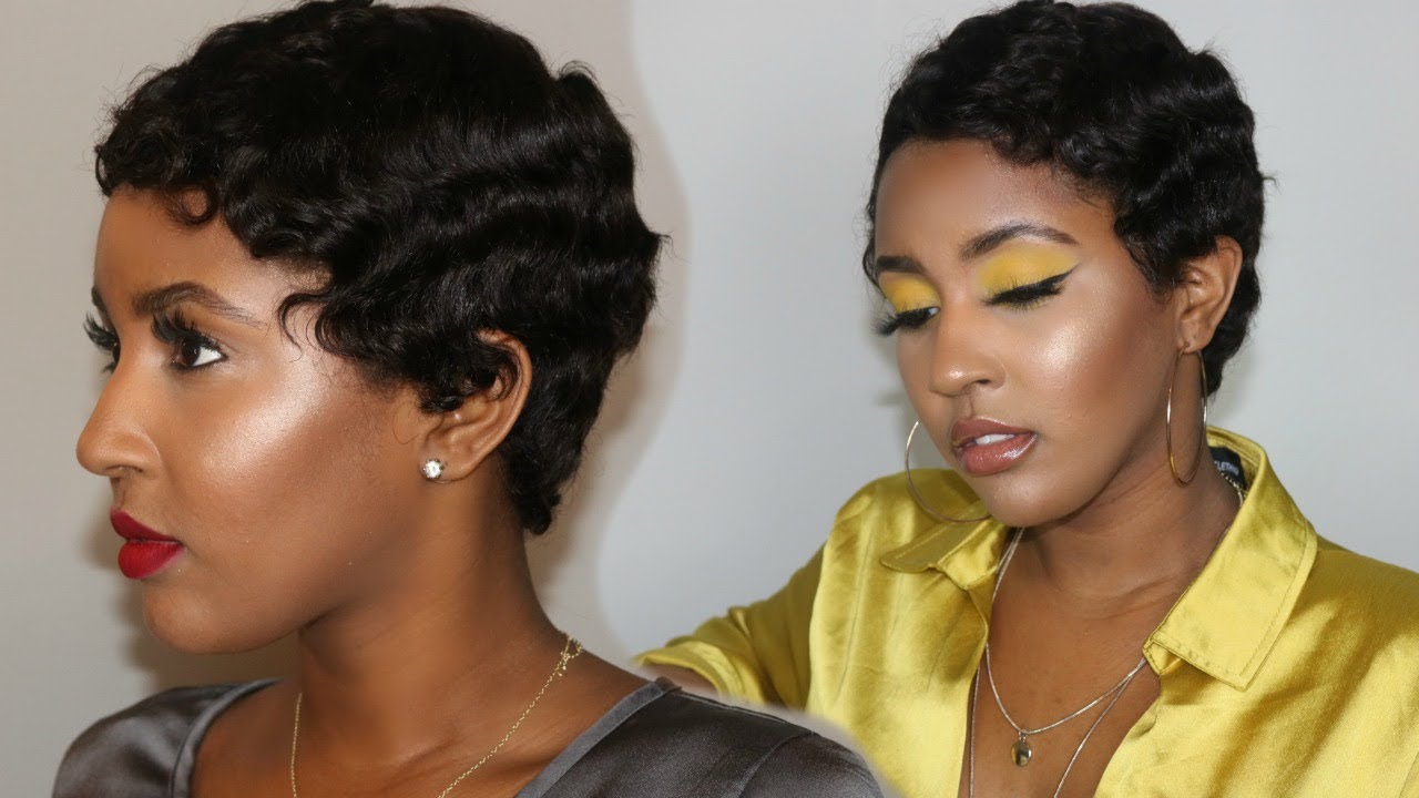 Finger Wave Wig Review || Sams Beauty - YouTube