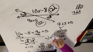 Sarah Solves a Vertical Angle Problem