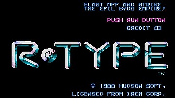 R-Type Complete - Attract Mode (PC Engine CoreGrafx)