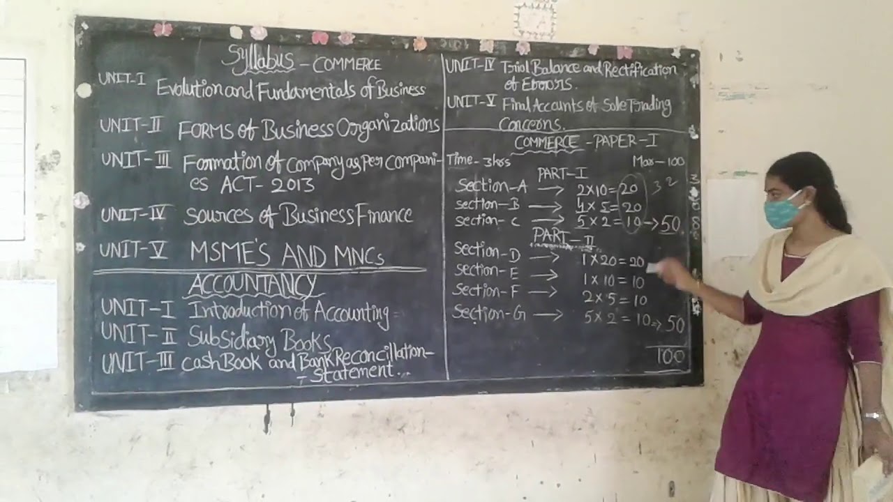 C.E.C 1st year syllabus introduction