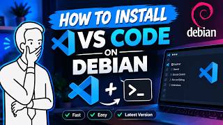 how to install vscode on debian (ubuntu, kali, popOS)