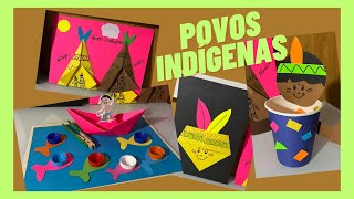 🟡POVOS INDÍGENAS - 4 ATIVIDADES PARA TRABALHAR NA EDUCAÇÃO INFANTIL