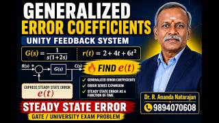 Generalized Error CoefficientsProblem Solved Unity Feedback System | Numerical#controlsystems #DrRan