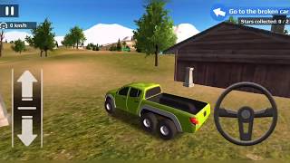 Mitsubishi 6X6 L200 Arazide.../ 6X6 Offroad Truck Driving Simulator / Araba oyunları / Car Games screenshot 2
