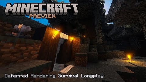 Minecraft Bedrock Beta Vibrant Visuals Longplay (Lynx Deferred) | Minecraft Preview 1.21.70.25