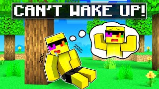Sunny CAN'T WAKE UP in Minecraft!