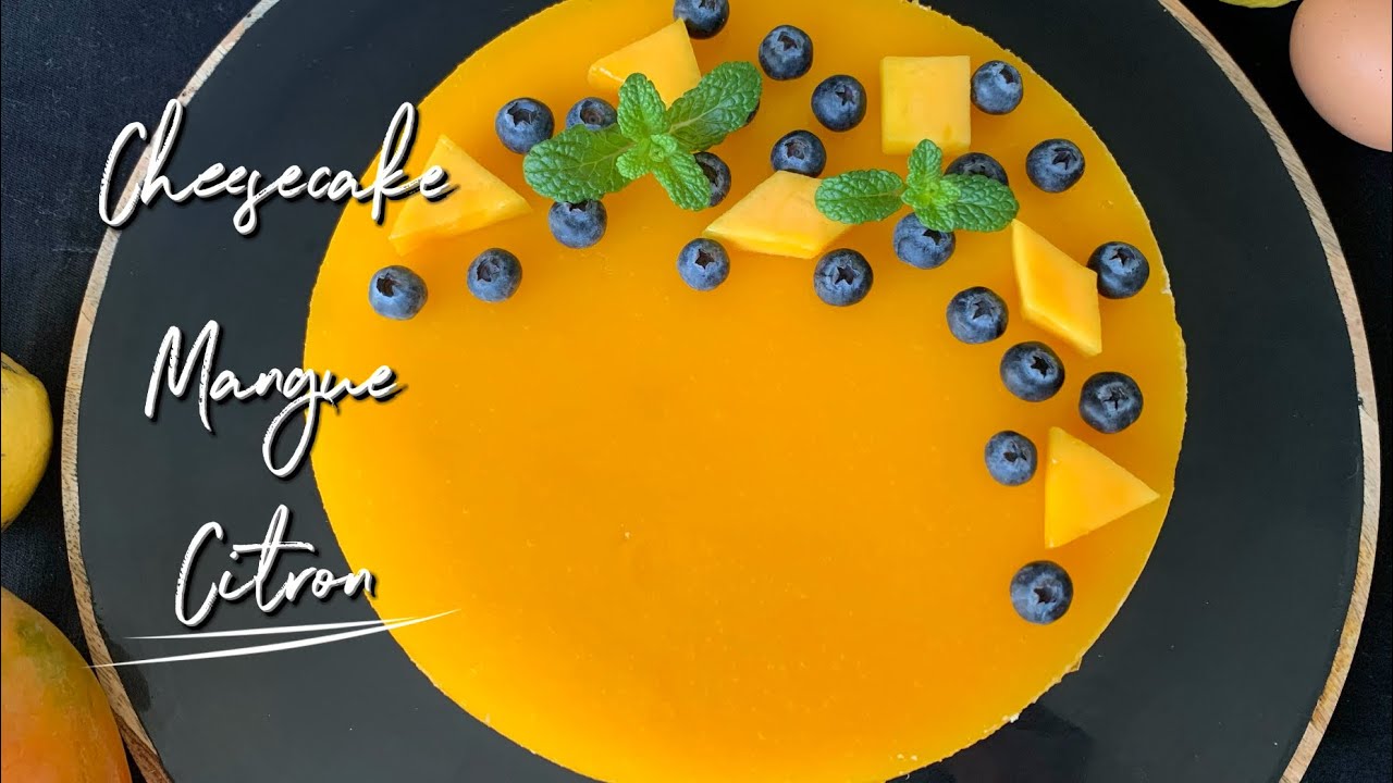Cheesecake Mangue Citron #cheesecake