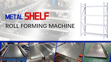 KINGREAL Shelving Panel Roll Forming Machine Warehouse Shelving Rack Rolling Forming Machine