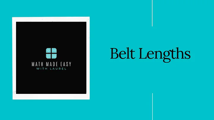 Trades Math - Belt Length