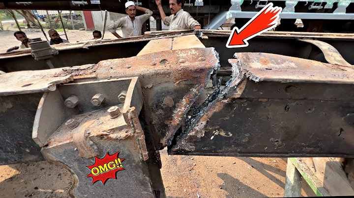 Truck Chassis & Frame Repair | How a Pakistani Mechanic Repairs a Broken Truck Frame