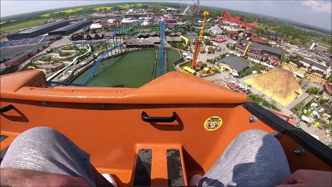 Energylandia  🙉 Speed Water Coaster 😋 GoPro 🎢 Pierwszy wagonik 😁