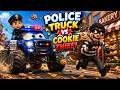 Monster Truck vs Cookie Thief, Fun Monster Truck Video
