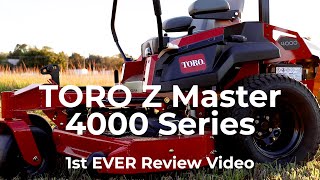 Toro Z Master 4000 Series  1st Look USA  MainStreetMower