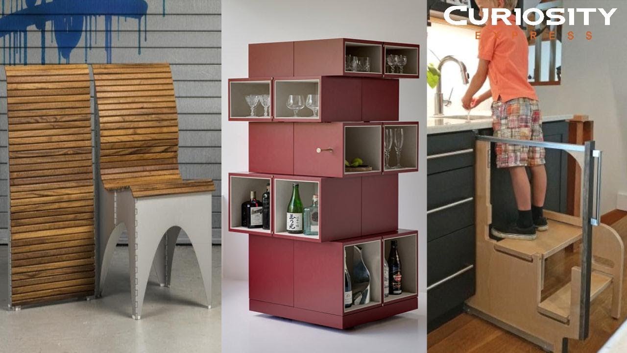 INCREDIBLE AND INGENIOUS FURNITURE TO SAVE SPACE - YouTube