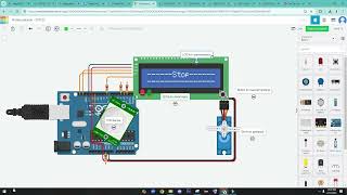 TinkerCAD Simulation of a Parking Management System