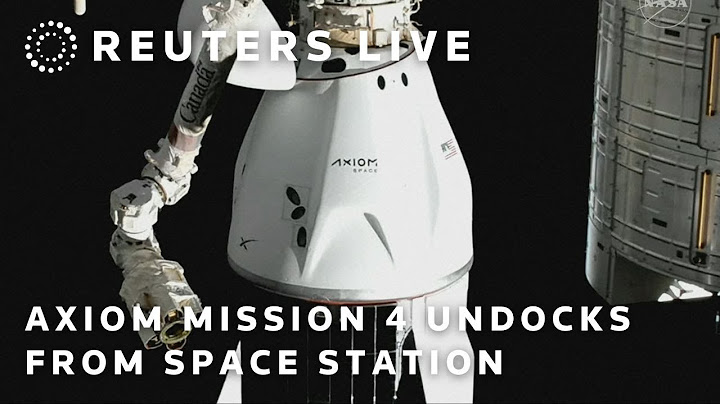 LIVE: Axiom mission 4 undocks from space station