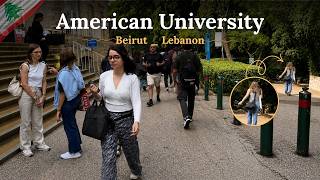 Lebanon 🇱🇧 American University In Beirut Walking Tour |  @mgtv98 ​