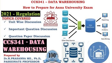 Anna university Exam Preparations - CCS341 Data Warehousing Important Questions