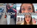 LAMINATING MY BROWS FOR THE FIRST TIME! | Kenzie Scarlett