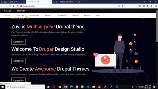 How To Install Zuvi Drupal Theme
