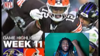 PERFECT TIMING MAYBE Baltimore Ravens vs. Cleveland Browns Game Highlights | NFL 2025 Season Week 11