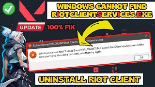 Windows cannot find riotclientservices.exe Make sure you type the name correctly and try again FIX screenshot 4