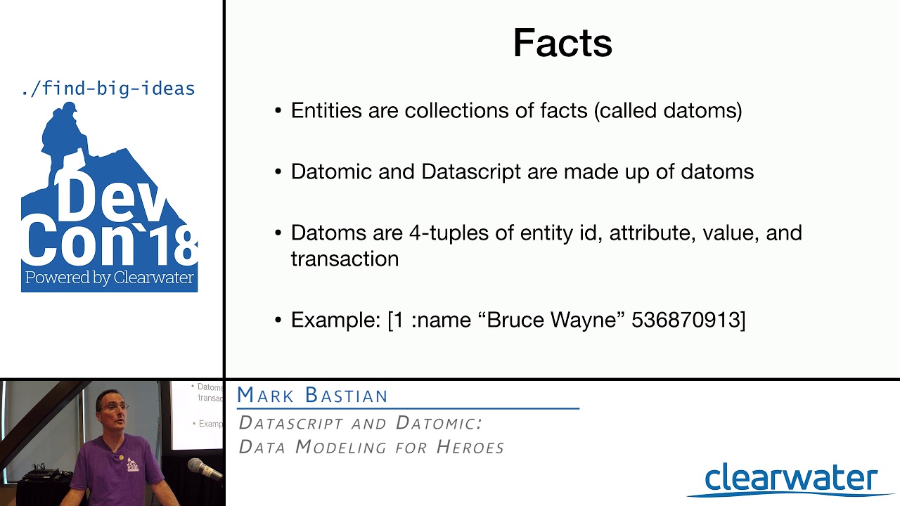  Datascript  and Datomic Data Modeling for Heroes Mark 