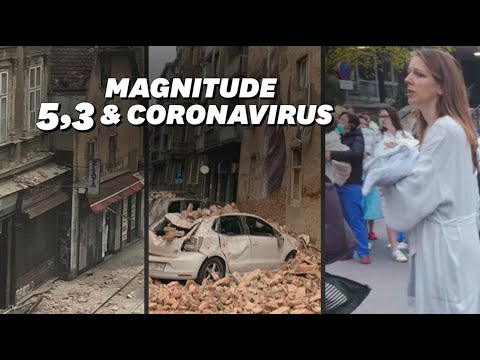 En Croatie, un tremblement de terre frappe Zagreb et fait d'importants dégâts - YouTube