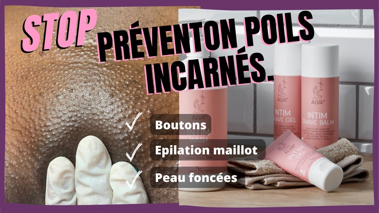 S.T.O.P : Poils Incarnés, Boutons sur le maillot, Peau Foncée