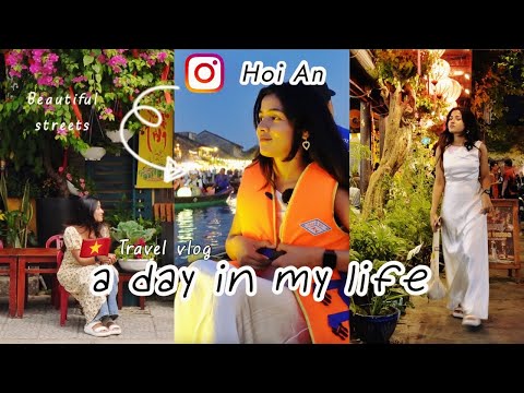 A Day in my Life in Hai An  | lazy day out,exploring street,food,shopping