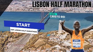 Lisbon-Lisboa Half Marathon 2024 l  Course - Live