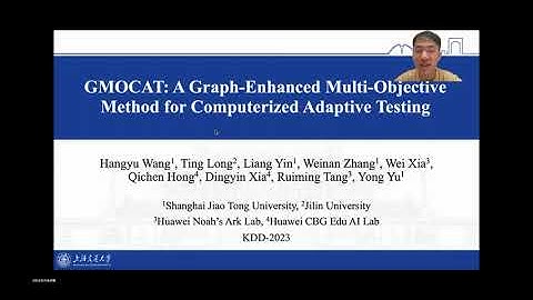 KDD 2023 - A Graph-Enhanced Multi-Objective Method for Computerized Adaptive Testing